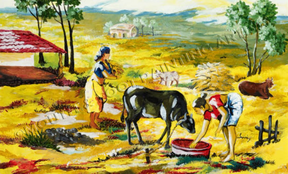 wheat, rye, linseed, walnuts, and fruits such as apple, pear, and mango. Earliest forms of vegetive propagation were of bananas, sugarcane, yam, palm, etc. Animals were also domesticated for agricultural purposes, such as cows, buffaloes, goats, sheep, fowl, @RajivMessage