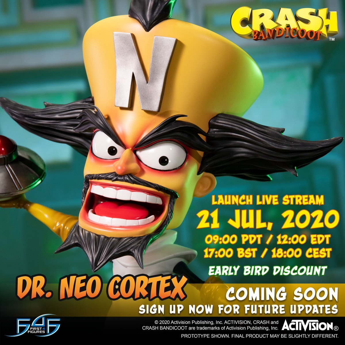 crash bandicoot first 4 figures
