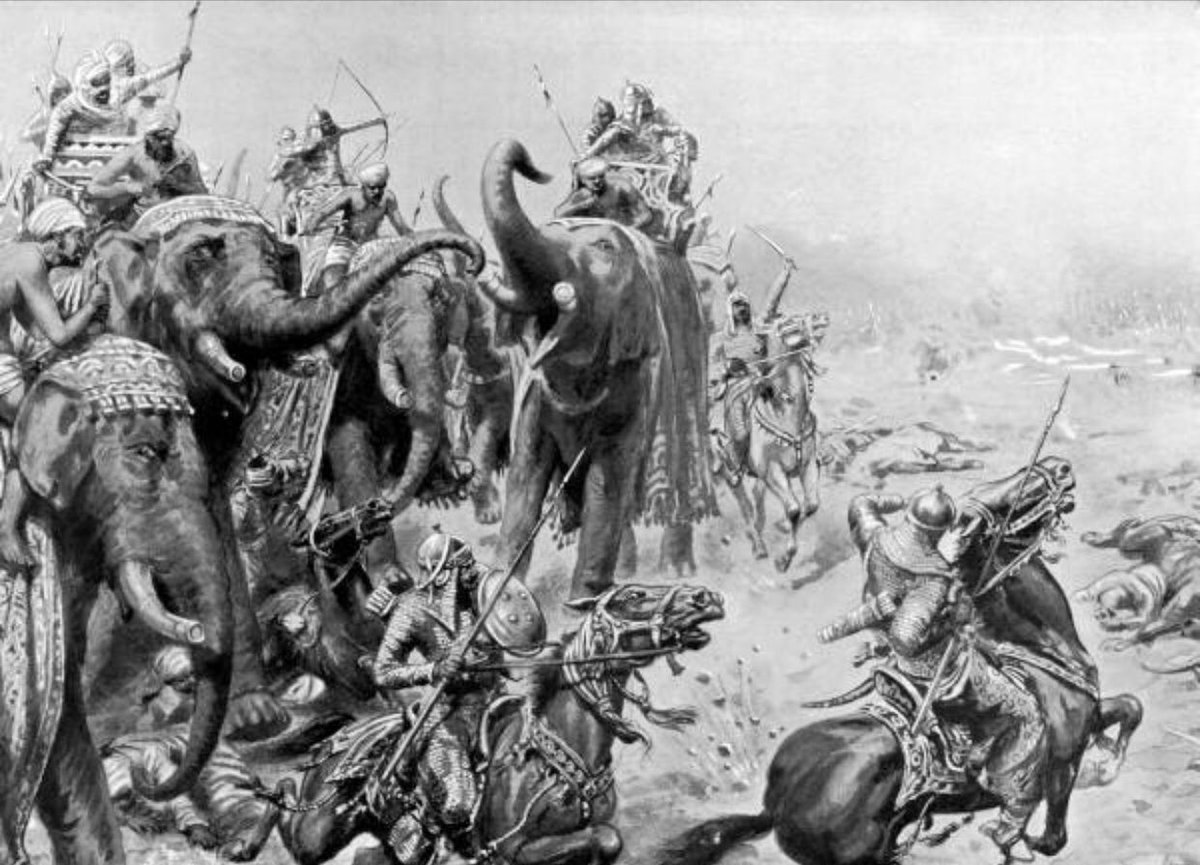 2. The Battle of   #Samogarh was fought between the Mughal Crown Prince Dara Shikoh - commanding the Imperial Army - against his brothers,   #Aurangzeb and Murad, Governors of the Deccan and Gujarat (respectively), on the 29th of May 1658, (7th Ramzān 1068), 17 kms S.E. of Agra.