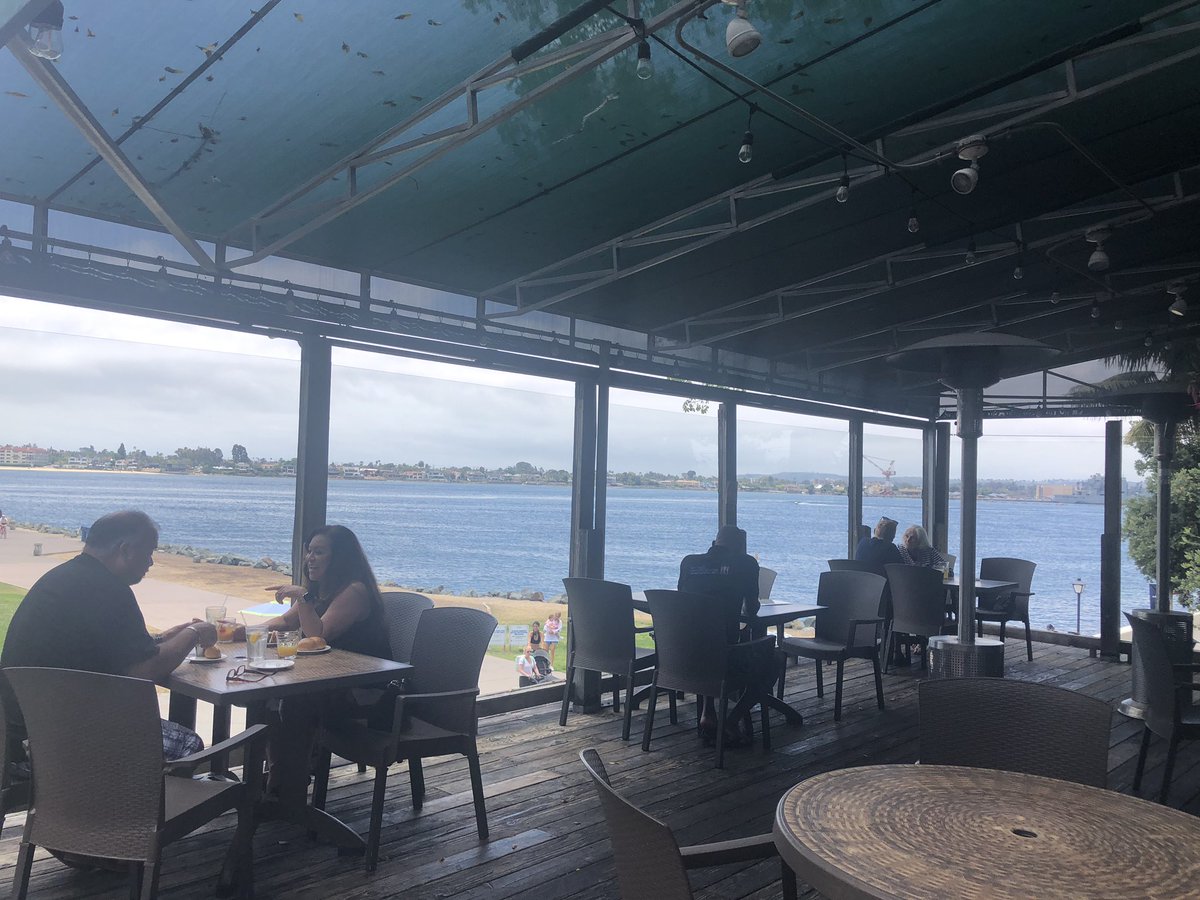 HarborHouseSD's tweet photo. Today ROCKED!! Captured some evidence of safe dining just as we got underway on our re-opening day. Join us this weekend #SanDiego 

#safedining #waterfrontdining https://t.co/SjVtf0o28C