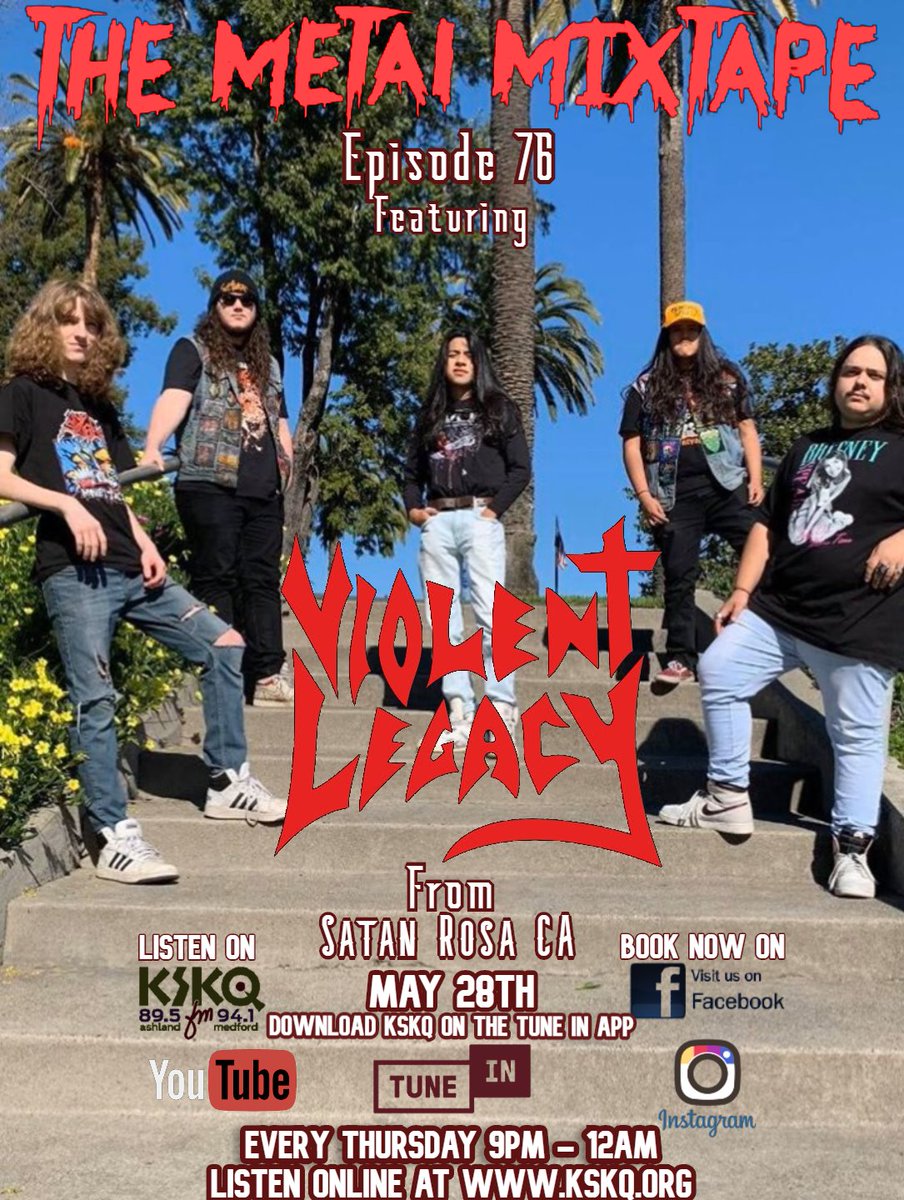 obsoletemansf's tweet photo. Tune in now to hear us on #TheMetalMixtape show!🤘

📻: https://t.co/f7SaE5WkXW https://t.co/YBTz58aHzO