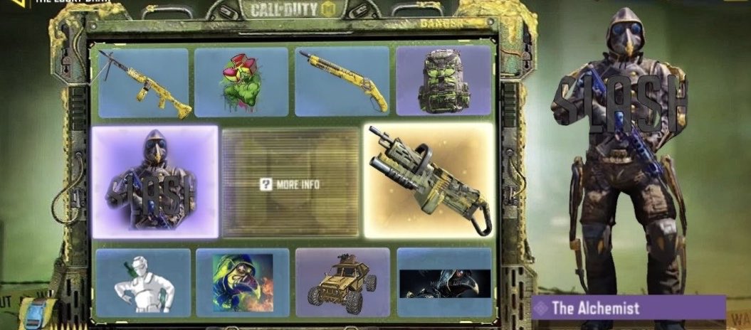 Codモバイルリーク情報 えーす Exoスーツを着用している新キャラクター アルケミスト は新武器である Chain Saw が目玉のラッキードローに含まれます