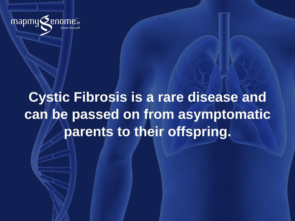 mapmygenome's tweet photo. #CysticFibrosis is a rare genetic disease which is inherited in a recessive manner i.e., two partners who carry #CFTR gene mutations can pass it on to their offspring. #Geneticscreening via couple #carriertesting can help understand reproductive risk for better management. https://t.co/0LxWumFzvH