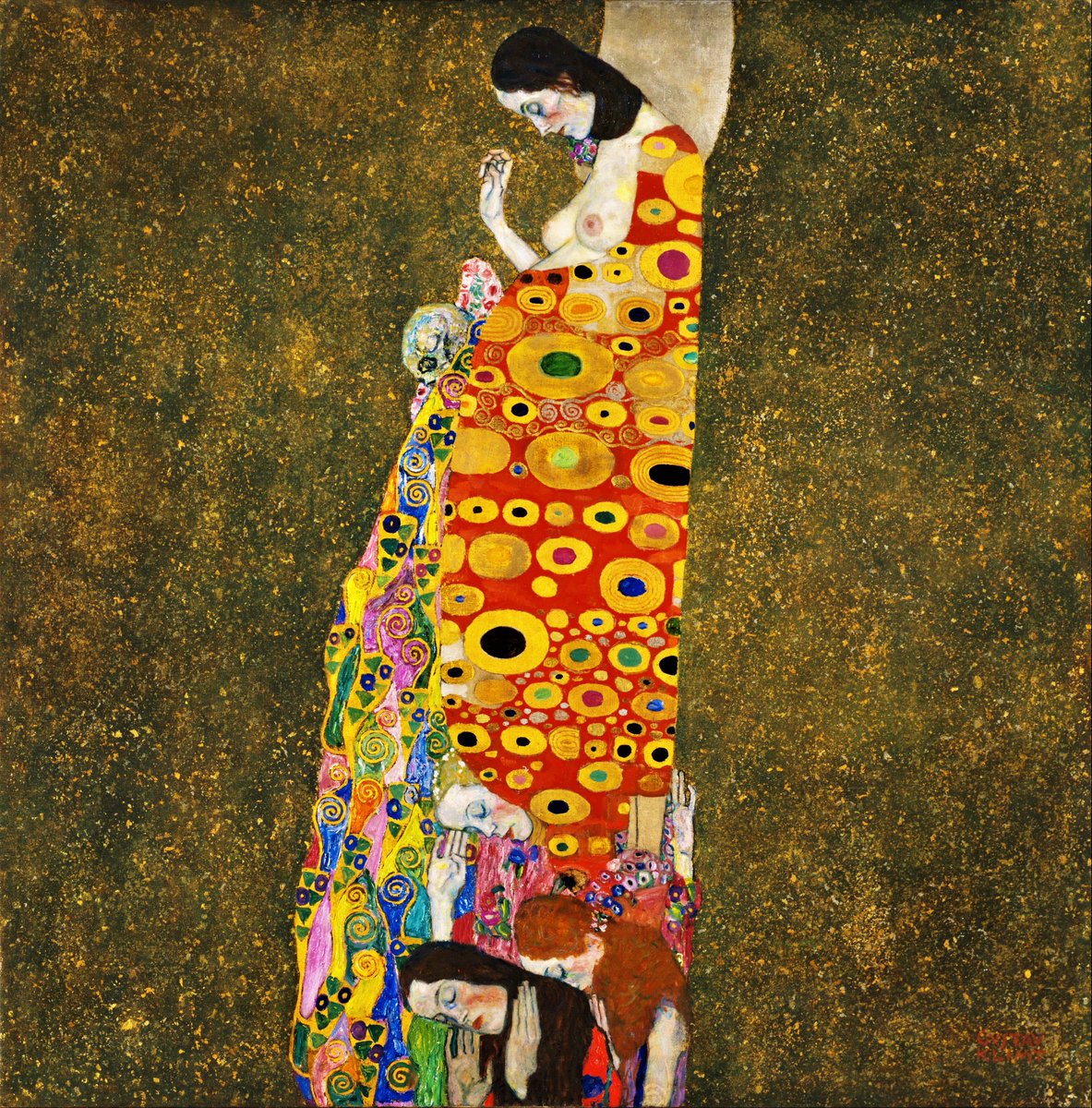 ParoleLibre's tweet photo. "L'#espoir est une mémoire qui désire, le #souvenir est une mémoire qui a joui."
#HonorédeBalzac
Un prince de la Bohême
#GustavKlimt, 1907–08
#LEspoirII
#DieHoffnungII
#HopeII https://t.co/KkNmDX6SsH
