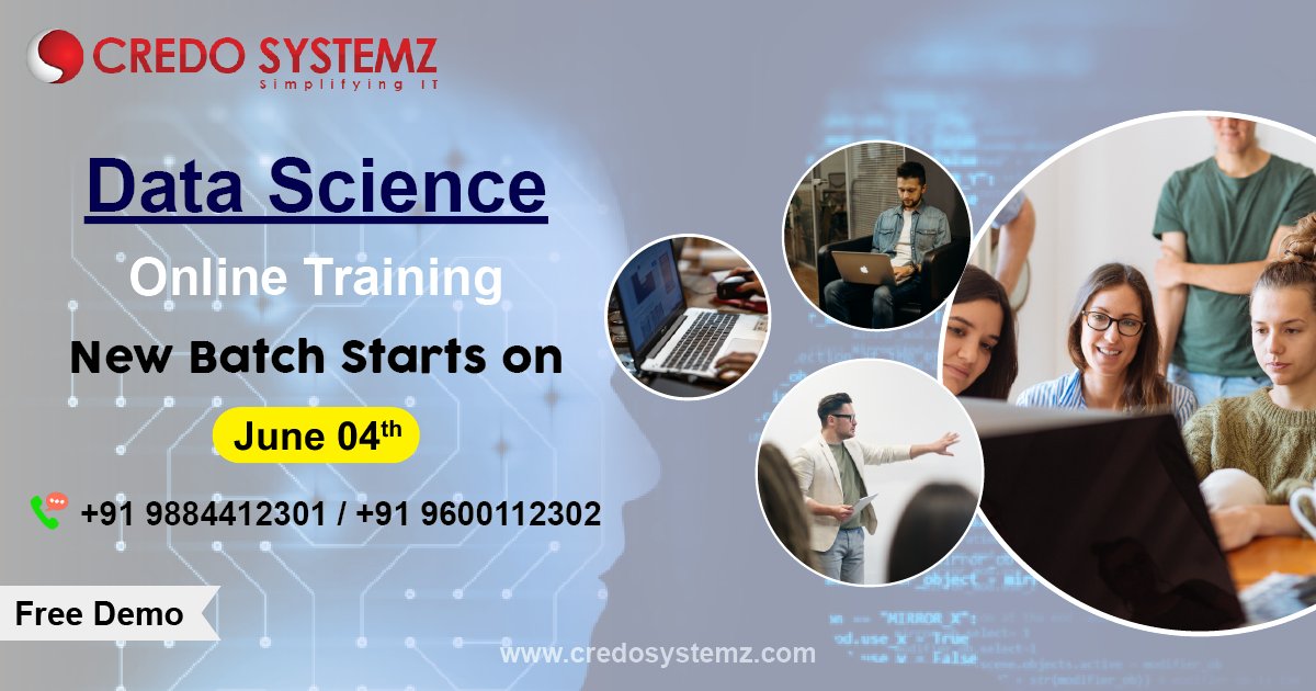credosystemz's tweet image. Learn data science online today. Advance your career as a data scientist with Online course from the Credo Systemz!!!

Course PDF: bit.ly/349HQlx

#DataScience #DataScienceTraining #DataScienceOnlineCourse #DataScienceCourseCredoSystemz