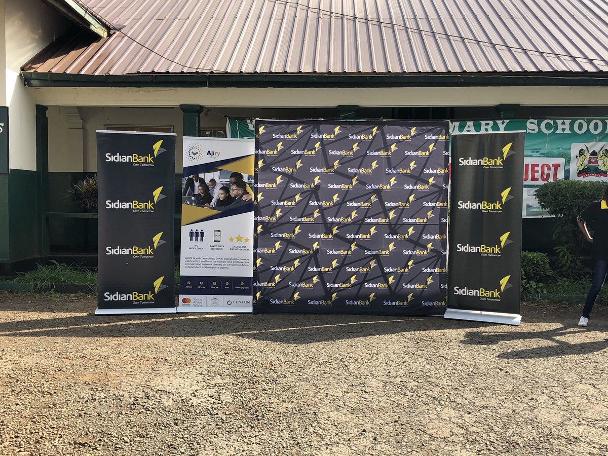 SidianBank's tweet photo. Today we are at Westlands Primary School together with @AjiryKE @CentumCares and @NYCKENYA1 ready for the Zero Contact Food Distribution that will feed 500 families in Kangemi area.
#supportingfamilies https://t.co/VlJyBbwCc8