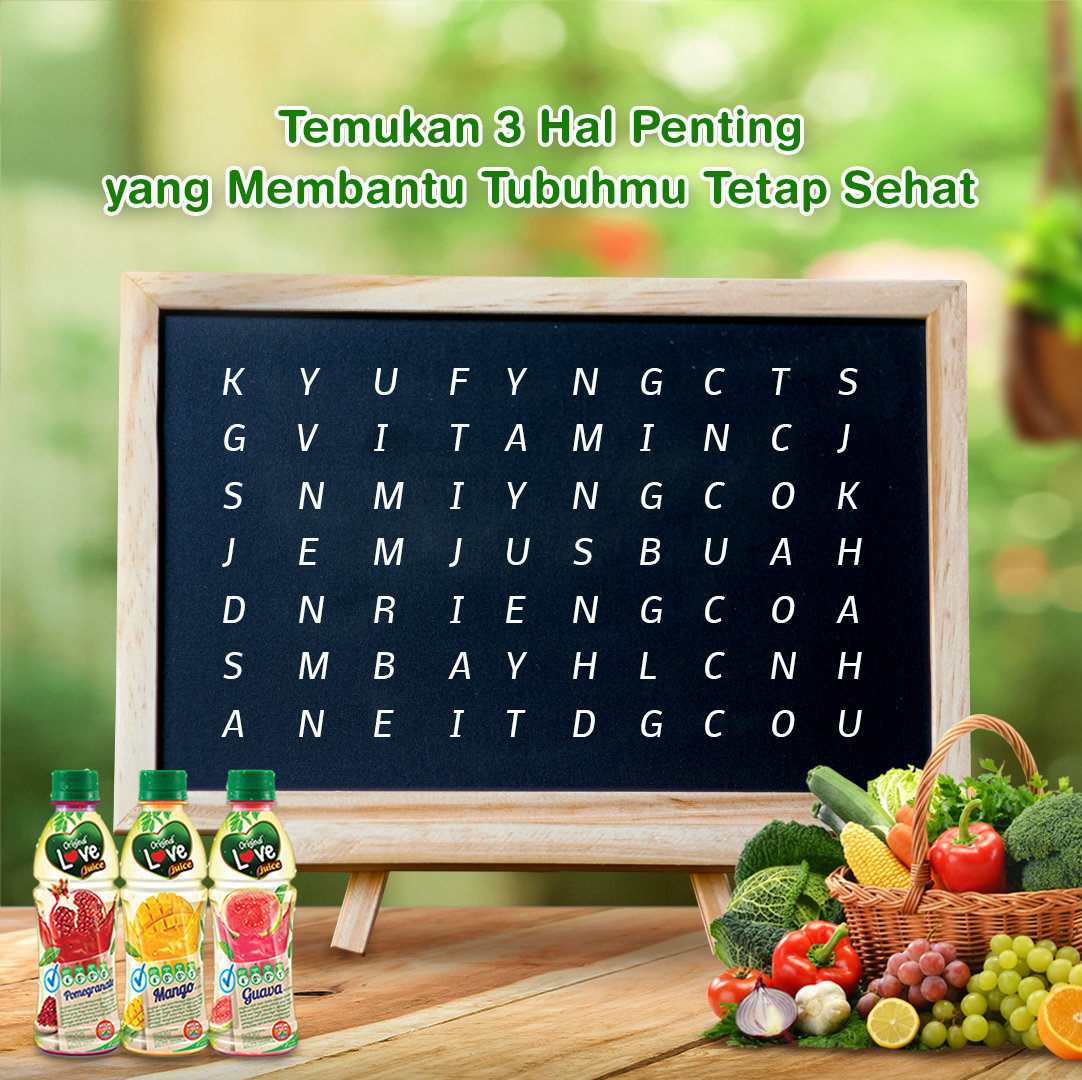 LoveJuiceID's tweet photo. #QuizTime Jawab pertanyaan di gambar &amp; dapatkan saldo e-wallet utk 5 org ^_^

1. Follow &amp; like @LoveJuiceID
2. Jawab di komen &amp; tag 3 teman pake #MiniQuizLoveJuice
3. Periode 30 Mei - 1 Juni 2020

#JusBuahTinggiSerat #LoveJuiceTinggiSerat #JusBuahTinggiVitaminC #KuisBerhadiah https://t.co/TwmjD8wqZj