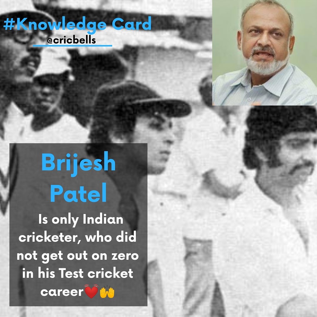 cricbells's tweet image. #knowledgecard @cricbells #Brijesh Patel is only player from india , who not have a duck in his career 🙌🙌👏👏❤️❤️💪💪
.
Follow us #/@cricbells 
.
#sachin #Cricket #FridayVibes #FridayMotivation #COVID #shreyasiyer #msdhoni #teamindia #bleedblue #indiancricketteam #tiktok