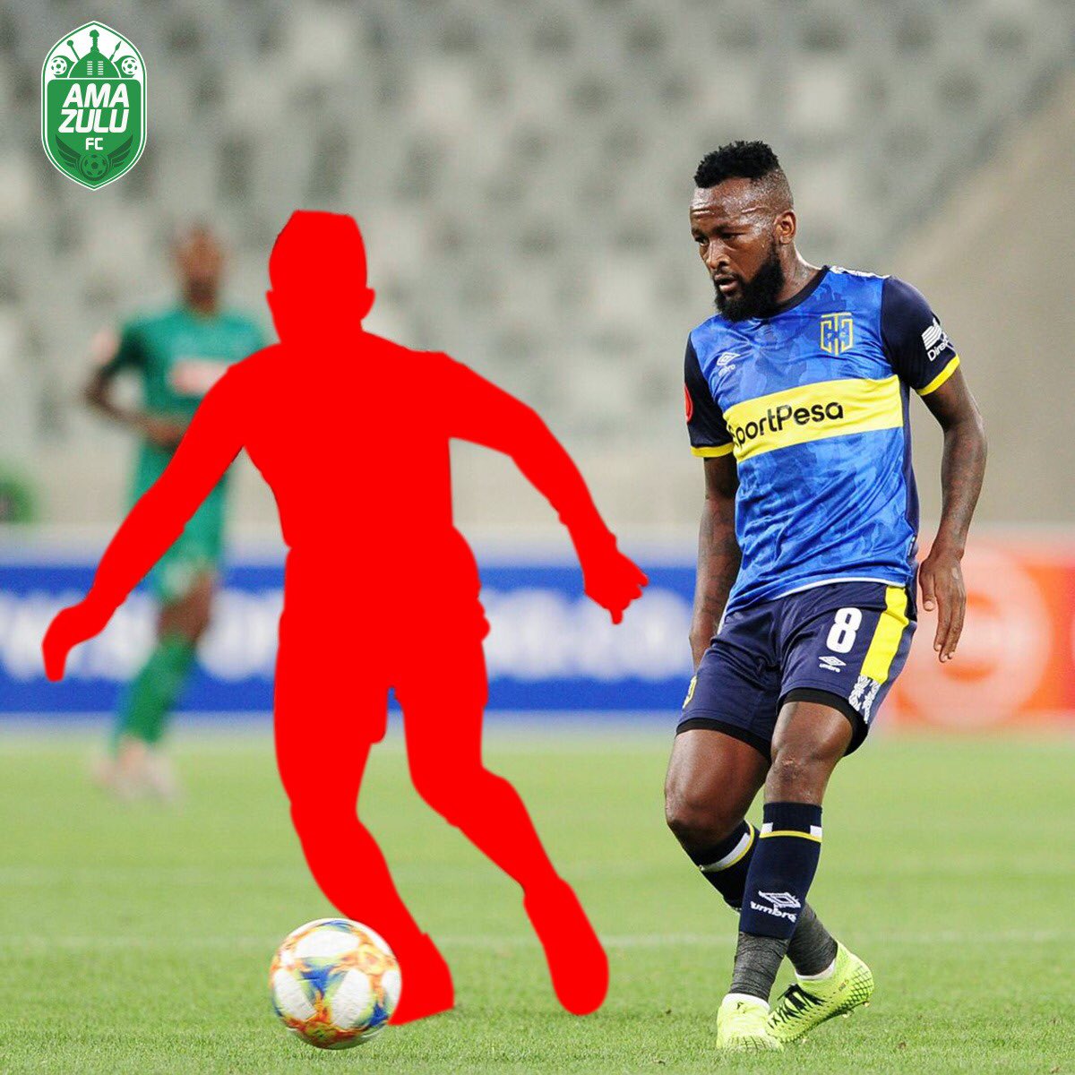 AmaZuluFootball's tweet photo. 🕵🏽♂️ FRIDAY FUN 😁
Can you guess who the #HiddenPlayer is? 🤔
The correct answer will be revealed later today 👀
#Usuthu_Pride https://t.co/NqpXwT4WeE