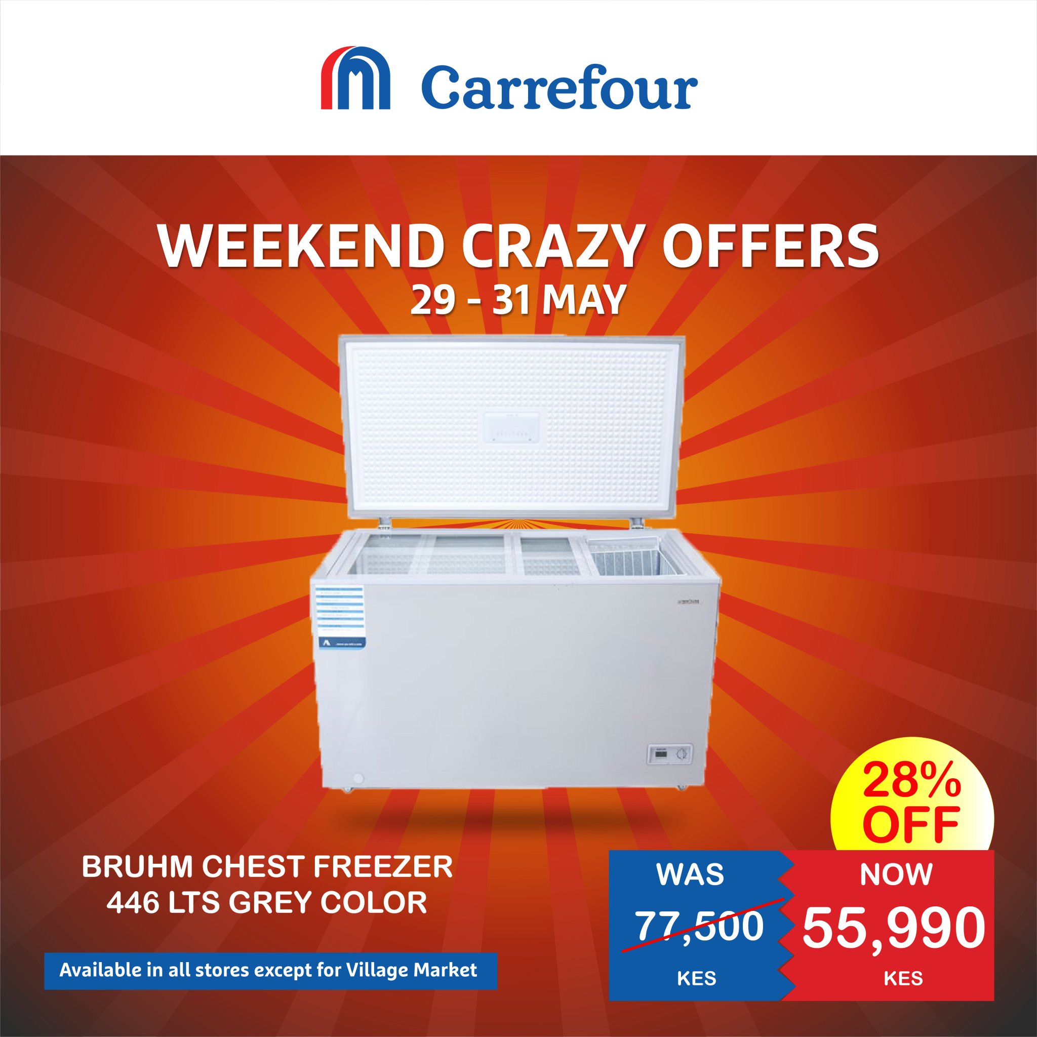 Carrefour Kenya on Twitter "This weekend we have up to 43 off on selected TVs and fridge