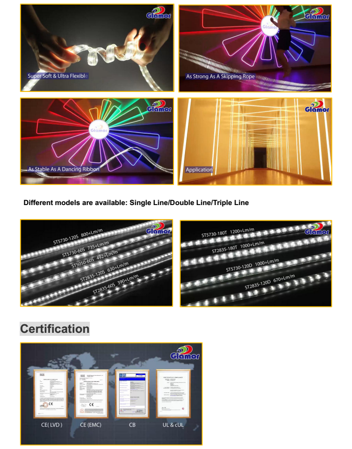 SMDGlamor's tweet image. Glamor patent super ultra-soft led strip with CE&amp;amp;EMC&amp;amp;LVD&amp;amp;CB&amp;amp;SAA&amp;amp;UL&amp;amp;ETL certificate, as strong as skipping rope and as stable as dancing ribbon
#ledtape #tapelight #ledstrip #interiorlighting #ledlighting #striplight #ip65 #outdoorlighting #lightingproject #indoorlighting #smt