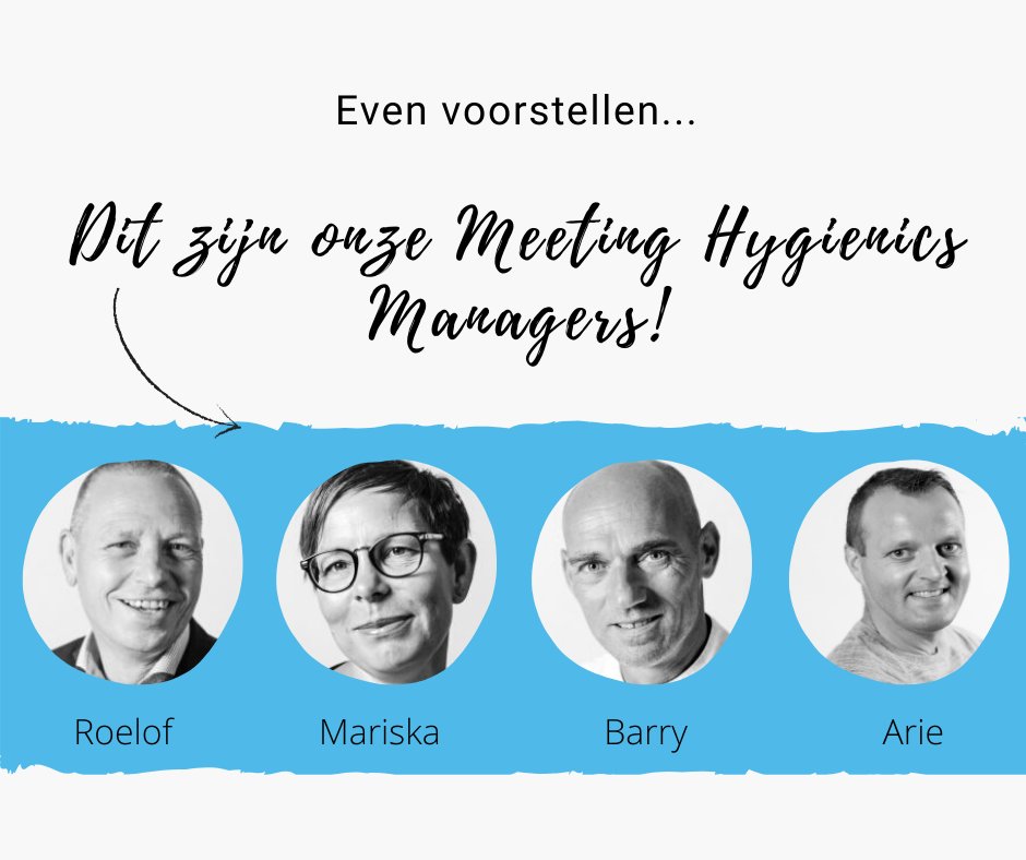 Onze 𝗠𝗲𝗲𝘁𝗶𝗻𝗴 𝗛𝘆𝗴𝗶𝗲𝗻𝗶𝗰𝘀 𝗠𝗮𝗻𝗮𝗴𝗲𝗿𝘀 zorgen ervoor dat onze maatregelen worden nageleefd. De Meeting Hygienics Manager adviseert daarnaast medewerkers en gasten en doet een beroep op ieders solidariteit om samen te zorgen voor een fijne, hygiënische omgeving.