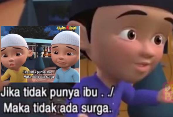 501Awani's tweet photo. Fizi 'is cancelled' oleh peminat Upin Ipin Indonesia gara-gara dialog 'kalau tak ada ibu, tak adalah syurga'! #AWANInews #AWANI745 https://t.co/OTJzccfEYG https://t.co/11XdONmmS6
