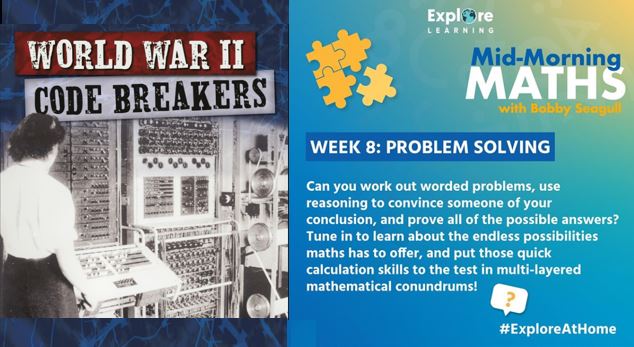 Bobby_Seagull's tweet photo. 10am for Problem Solving #MathsWithBobby. Your kids travel in time to World War II. We're going to @bletchleypark to help the codebreakers.
Maths + History = dream class @greg_jenner
Key Stage 3 but younger can join! LIVE @exploretutors Facebook page
https://t.co/3q06kxDPSn https://t.co/LqvOyWCcoj