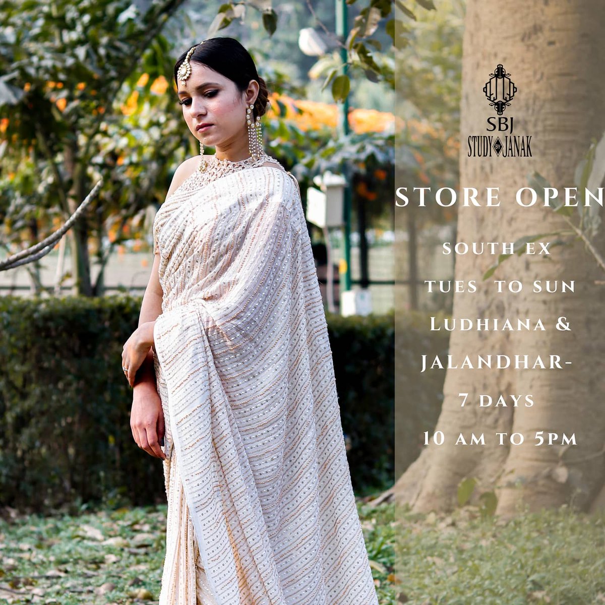 vandy_mehra's tweet photo. @houseofsbj stores open now !!
South extension- tuesday to Sunday 
Punjab - All 7 days
10 am to 5 pm
You may also book virtual appointments #facetime #videocall #athomeservice by calling at +91-9667690533
We are no open with all safety checks and measures in place. See you soon!! https://t.co/qHPuZHlh62