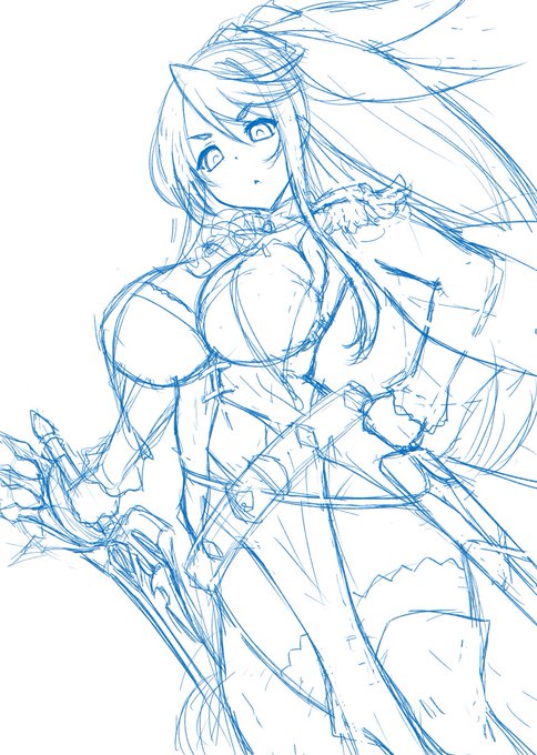 私の絵柄で見てみたいキャラタグで寄せられた
キャラを描いているのです 