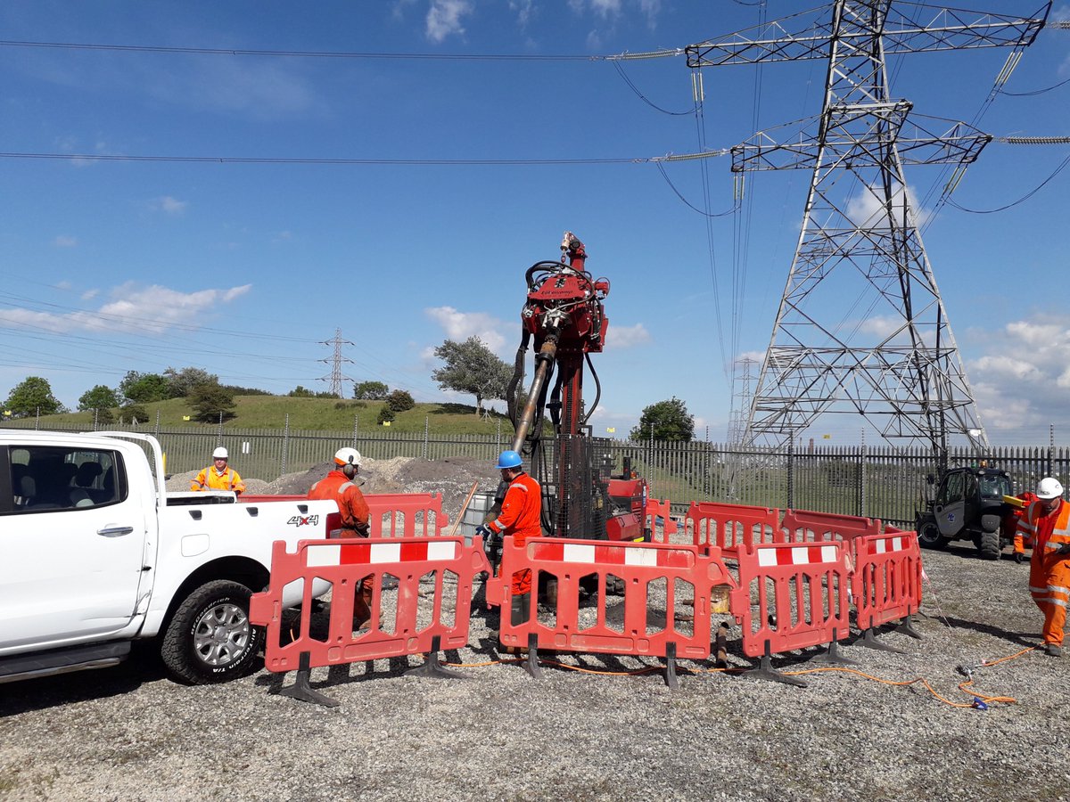 ListersGeo's tweet photo. This week we’ve been at a substation in Middlesbrough. 

The #groundinvestigation
•To aid the foundation design 
•Installation of a pioneering #powerflowcontrol system 
•#Sonicrig 
•#EssentialNationalGrid work
•Campervan for overnighting 
•Not your normal holiday https://t.co/QD9zTJW5v8