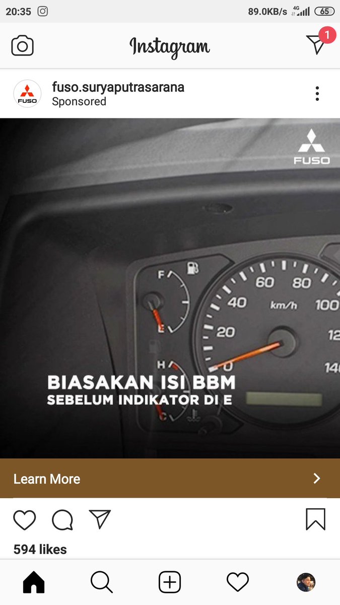 kalo uda e bensinnya abis :)