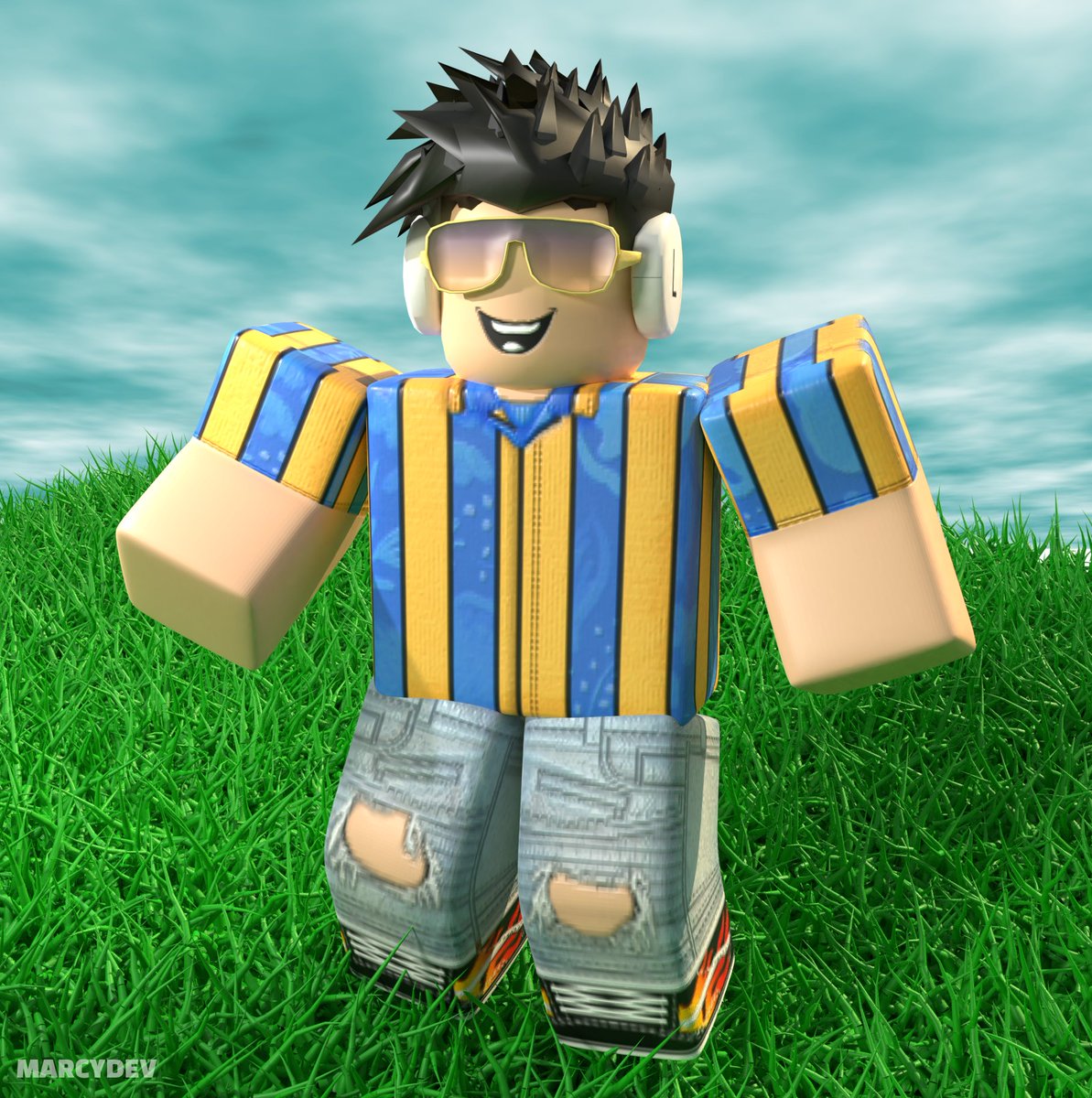 3DMarcus on X: Made this GFX for @rightIess :) #RobloxDev