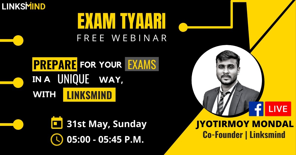 linksmind's tweet photo. Hello people!
We are bringing to you an informative webinar session, from the Co-Founder of Eduresearch Linksmind LLP, Mr. Jyotirmoy Mondal.
He will be discussing topics such as:
 ⏩Proper Allocation of Time
 ⏩Increase Levels of Concentration
 ⏩Planning
Do join us!
#onlinetutor https://t.co/IcbIakC8B2