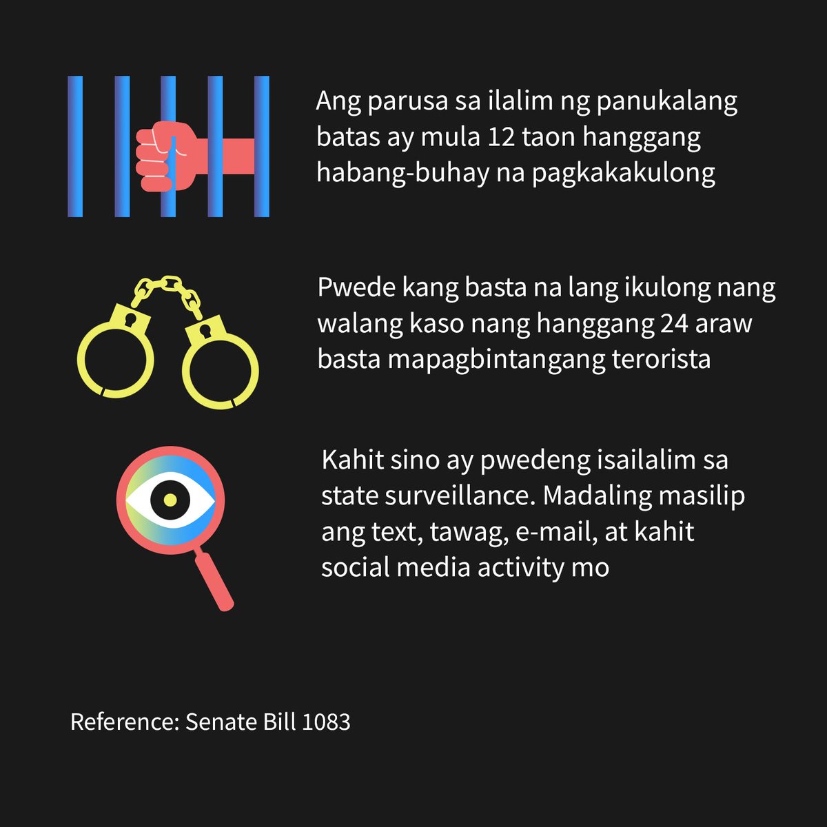 if you as a politician cannot take their people's own opinions i believe you shouldn't even be nominated in the first place.We asked for mass testing yet you prioritized this bill rather the people's safety.  #JunkTerrorBillhere's more info on the terror bill