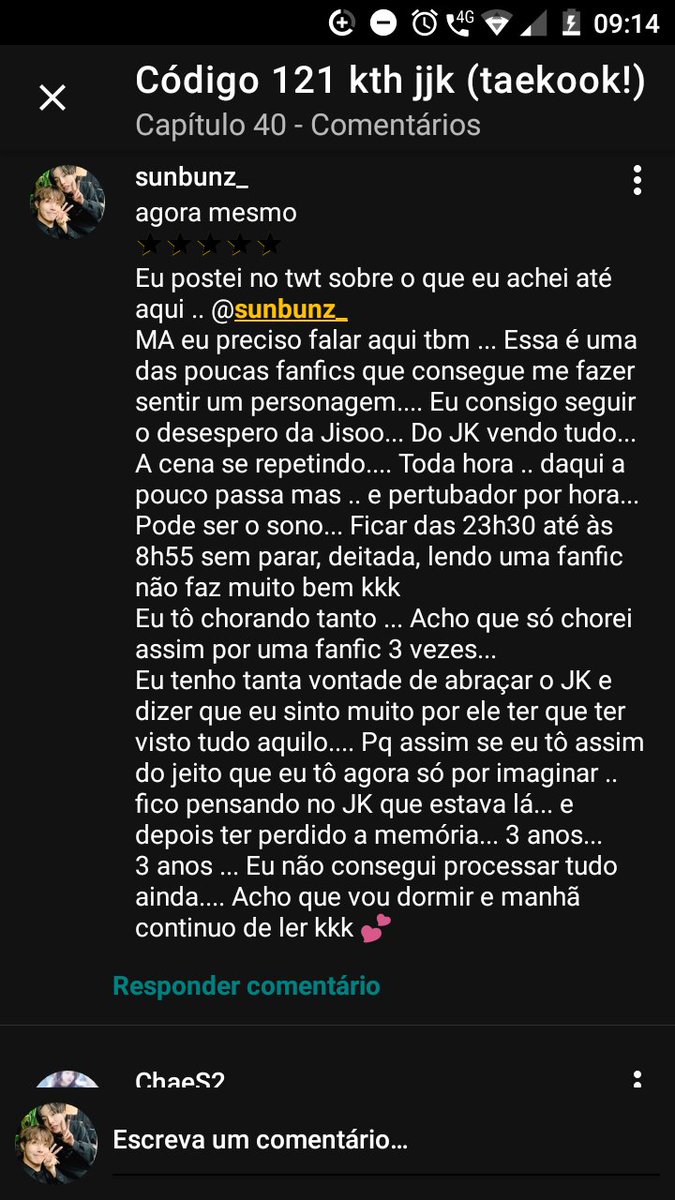 hoggukjiz_'s tweet photo. #codigozerotk e #CODIGO121
esse comentário é sobre código 121 que li agora ... Eu já postei aqui o que eu achei da fic até agora mas... Preciso postar o que coloquei no Spirit....minha mãe que me disse pra ler a fic ta dormindo então, não posso desabar de chorar nós ombros Dela https://t.co/DU0H7awLY0