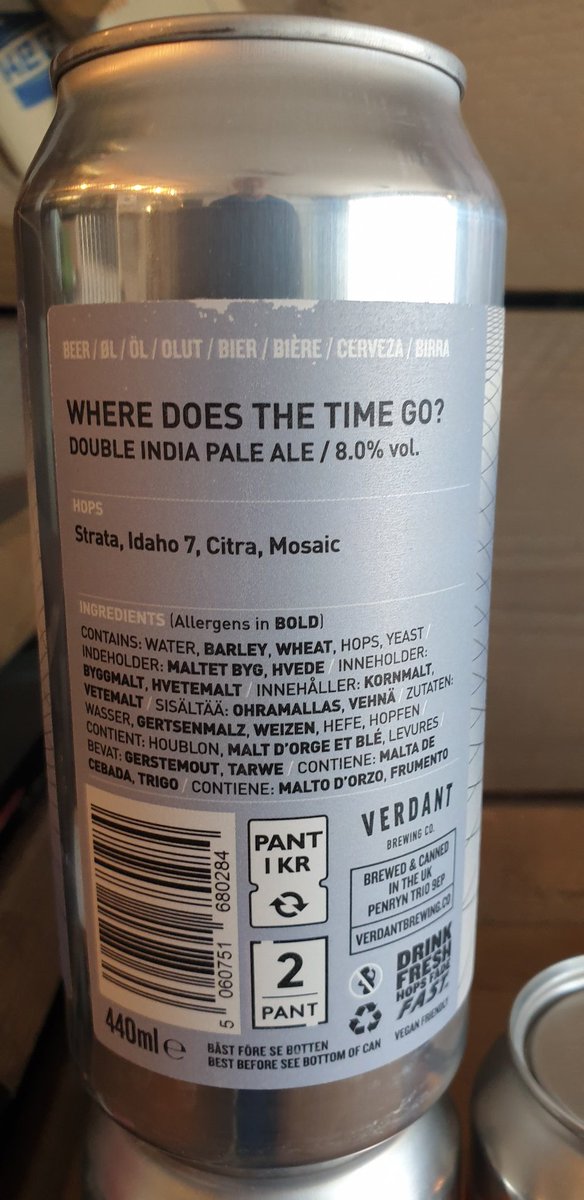 Almost certainly the best can of beer I've had this year. Enough said! <a href="/kegbythethames/">KEG Craft Beer</a> @VerdantBrew #CraftBeer #craftbeerlovers #takeawaybeer #bourneend #maidenhead #marlow