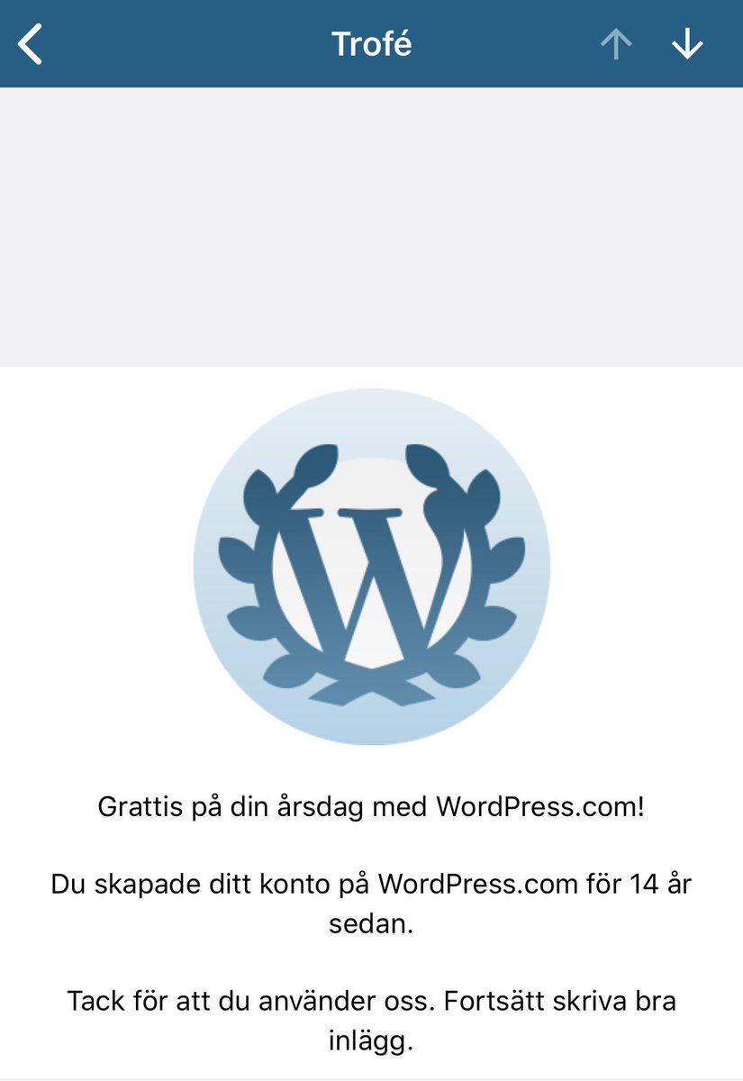 attefall's tweet image. 14 years ago I signed up for ⁦@wordpressdotcom⁩ - Started already in 2003 with a company account. #wordpress #DigitalMarketing #companyblog