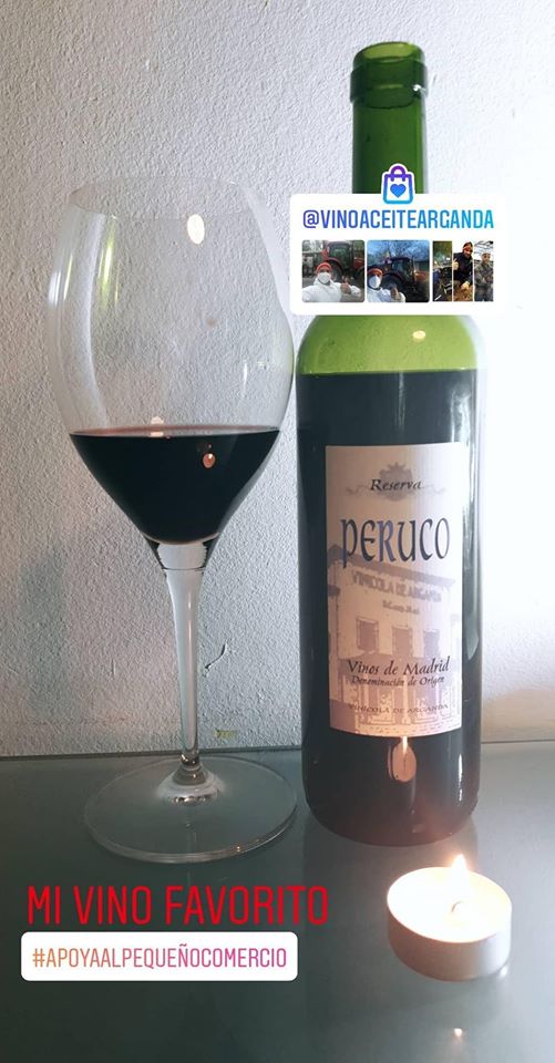 AHORA MÁS QUE NUNCA DEBEMOS APOYAR AL PEQUEÑO COMERCIO Y NUESTRO PUEBLO
Hoy en casa brindamos con PERUCO.

#APOYAALPEQUEÑOCOMERCIO #APOYOPARAELPUEBLO #VINOSARGANDADELREY #MIVINOFAVORITO