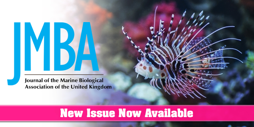 New issue of Journal of the Marine Biological Association now available ow.ly/zc7b30kvXHp #marinebiology #JMBA <a href="/thembauk/">MBA - Marine Biological Association</a>