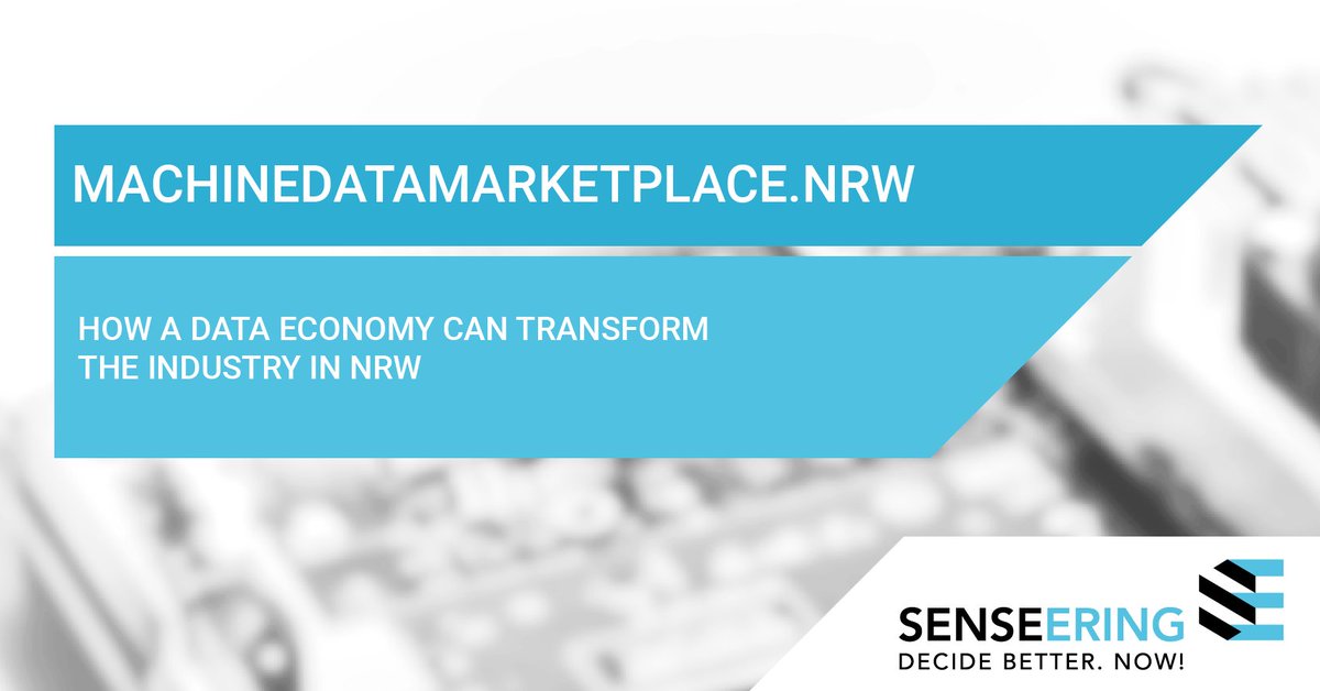 Learn how a #DataEconomy can transform the industry in #NRW in our latest blog post about the MachineDataMarketplaceNRW: medium.com/senseering/mac…

#BlockchainReallabor #MachineData #DataMarketplace #DataEconomy #IOTA