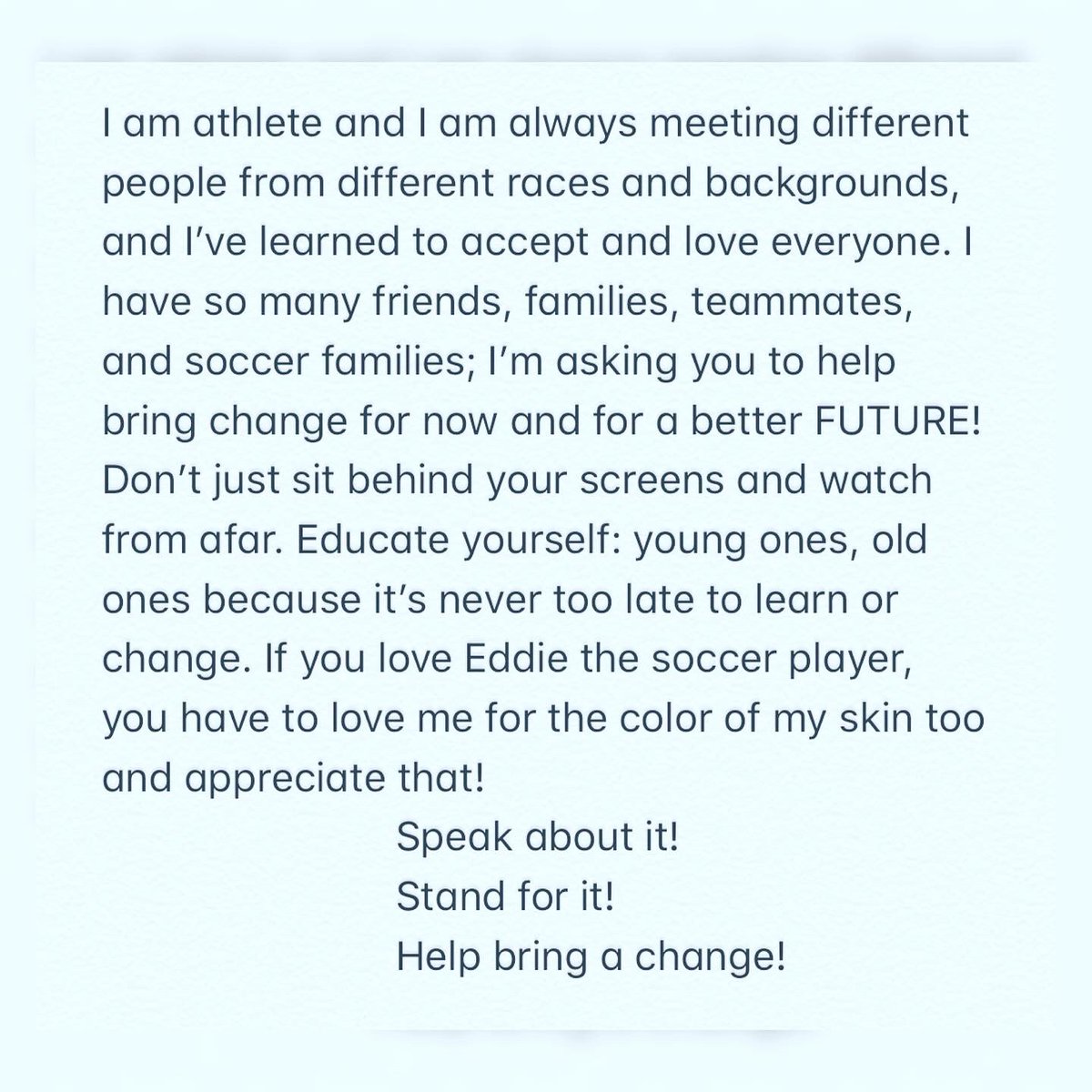 edward_opoku's tweet photo. It takes you, me and everybody to bring a change!! Swipe 👉🏾👉🏾  #SpeakForIt #StandForIt #ForAchage #BeHappy https://t.co/Eb0jX23cbF