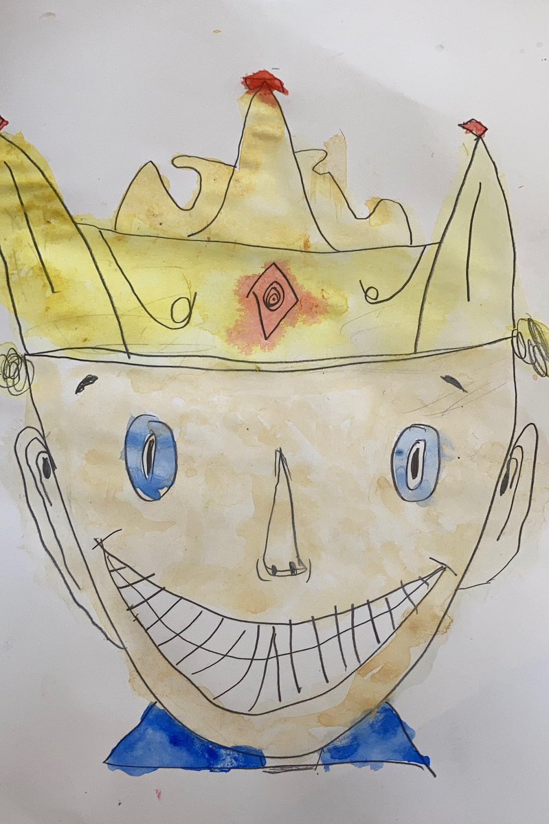 joe_hales_'s tweet photo. Here is my 7 year old son Max’s painting of Fred the Fearless from @jk_rowling @TheIckabog. He is loving the story and the challenge... #TheIckabog https://t.co/z3z0RJFkKi