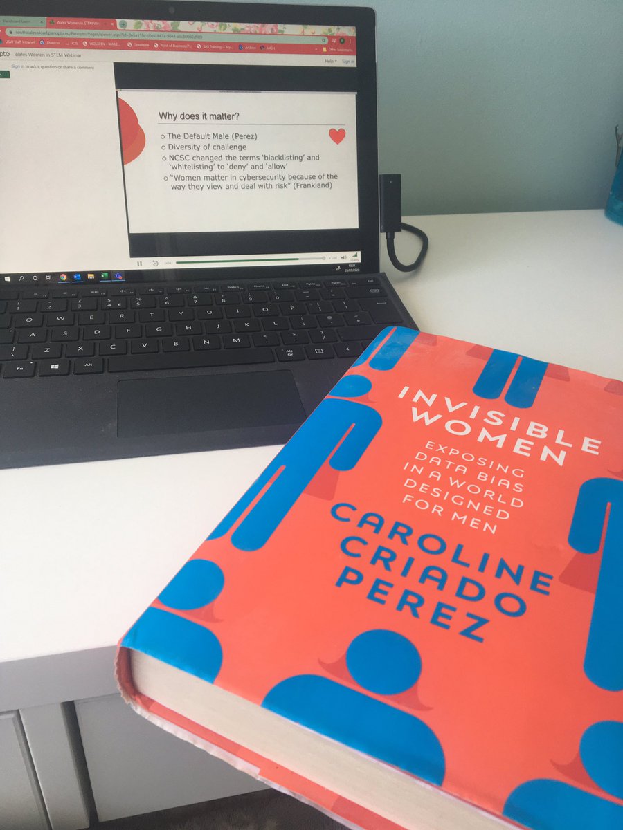 PennyHolborn's tweet photo. @ClareOnTheRun Very much enjoyed the seminar &amp; lovely to hear your voice. I’d definitely recommend this book you referenced. Also, Mentoring really is so important and something we should do more of. #WomenInSTEM https://t.co/6ZNhqTaWXe