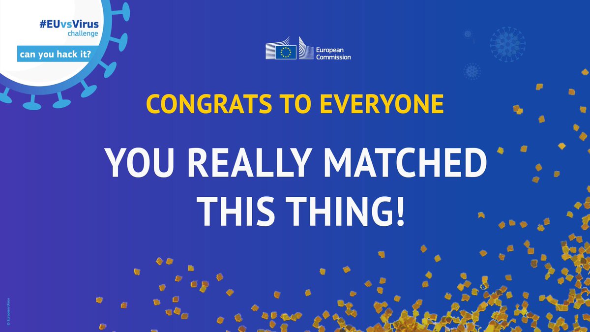 EUvsVirus tweet media