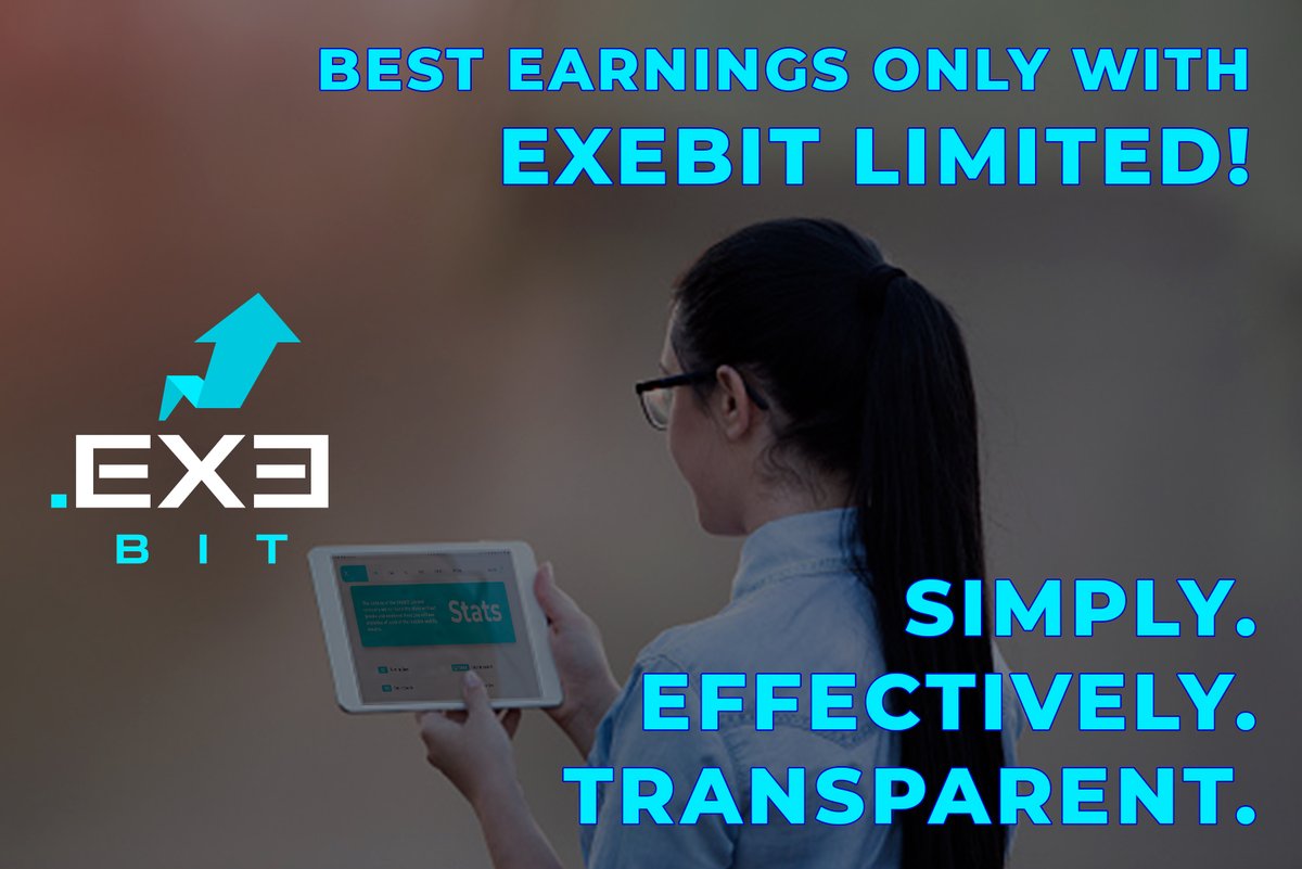 ExebitLimited's tweet image. Our gоal is try to make the crуptо investment industrу more attrаctive sаfe and useful, that everyоne can enjoy the profits, we will do our best to achieve our goal.
#HowTo #investment #earnings #money #bitcoin
#profits #business #digitalmarketing #job #careers #financial #crypto