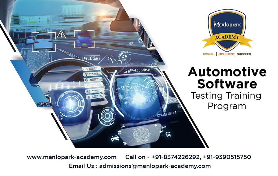 Menlopark2019's tweet image. Automotive Software Testing Training program
Know more about the course click here : menlopark-academy.com
Limited Batches: Enroll here - bit.ly/2QYs5co

Duration of Course 45 days

#embeddedsystems #embeddedsoftwaretesting #embeddedsoftwaretestingtraining