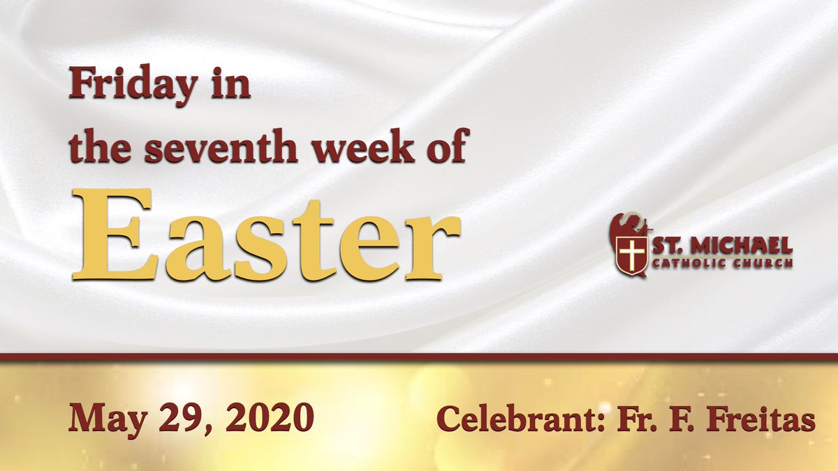 StMikesWaterloo's tweet photo. Lets finish the week strong by being in prayer together - join us live at 9am for Mass or tune in during the day - https://t.co/wyTNe8hGER or direct at https://t.co/1Gx1mIdhFr and you can also access our Pentecost Novena via - https://t.co/O3JdMp2lQ8 https://t.co/nbjFjIGHFk