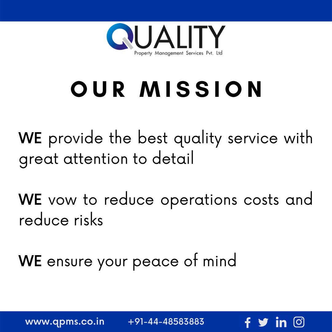 Quality Property Management Services (QPMSPL) / Twitter