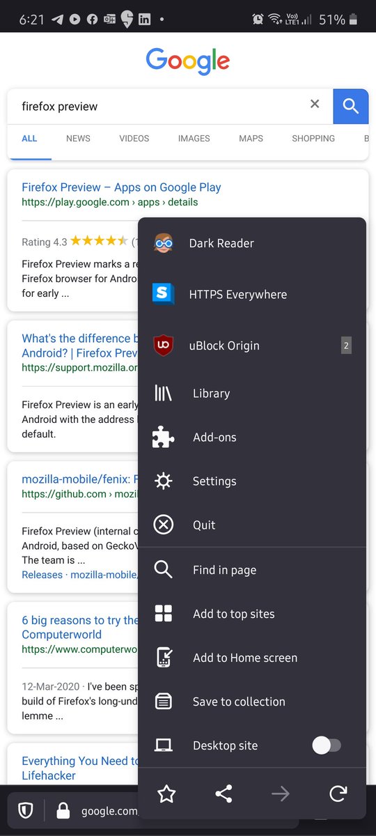 radnerus93's tweet image. The latest version - 5.0.0 of @firefox is truly user-friendly, refreshing and surprisingly snappy. Customisation and ability to use add-ons are game changer. Way to go #FireFox #FirefoxPreview