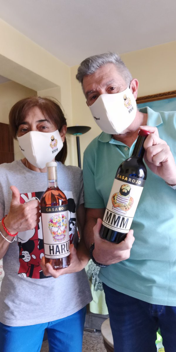 SirMactres's tweet photo. Pues ya en casa un nuevo pedido de @BodegasCasaRojo, y ahora si que estamos protegidos...¡Gracias! #thewinegurus #machomanmonastrell #winelovers https://t.co/8YwZkn2DUU