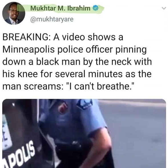 Minnesota.What is GOING ON? Breaking video of cop in MN was posted by MN AG Keith Ellison's Outreach Director, Keaon Dousti?Ellison screenshots from dig by Ian Mitchell on FB 