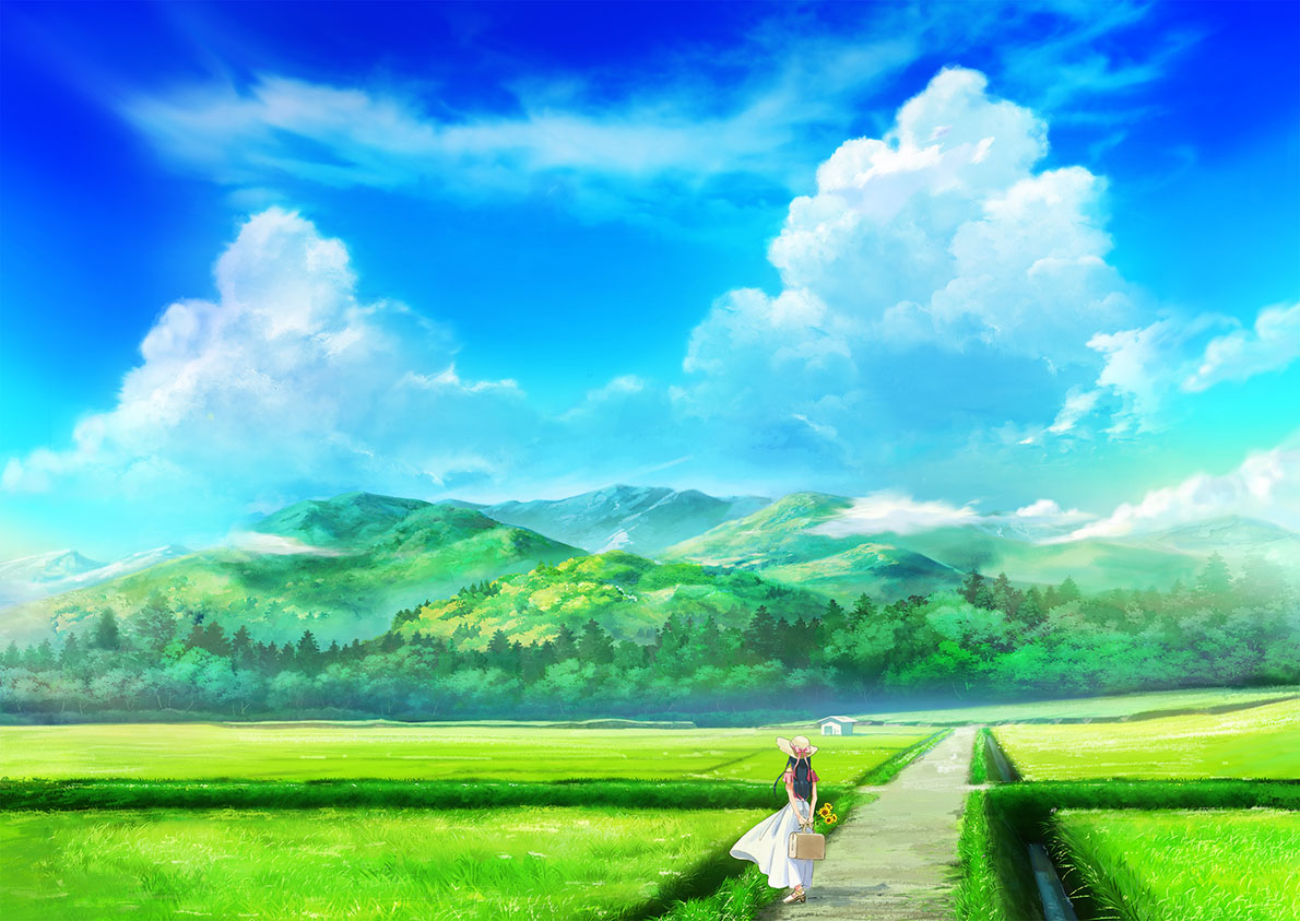 Saim 背景 Auf Twitter 夏の日 風景 オリジナル 毎日投稿 背景 背景イラスト イラストレーション イラスト好きとつながりたい 田舎 田んぼ 夏 T Co Jdtwnyvcy9