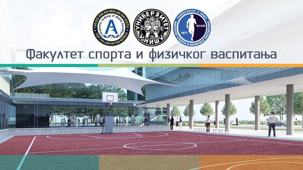FSFVNis's tweet photo. Dobrodošli na Fakultet sporta i fizičkog vaspitanja Niš 🏀⚽️⛷🏊🏼‍♀️🥋
#fsfv #univerzitet https://t.co/gWqmN0D3JK