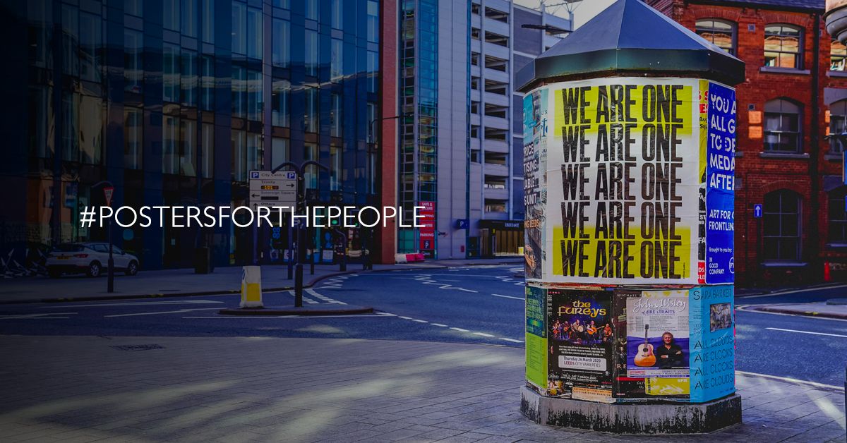 debiml01's tweet photo. Sharing some positivity this Friday. Check out @InGoodCoLeeds. A collective of artists creating #PostersForThePeople, bringing art, joy, colour and thanks to the streets. #ThankYouKeyWorkers #StreetArt #Positivity #Kindness https://t.co/MCWwg7JbtI