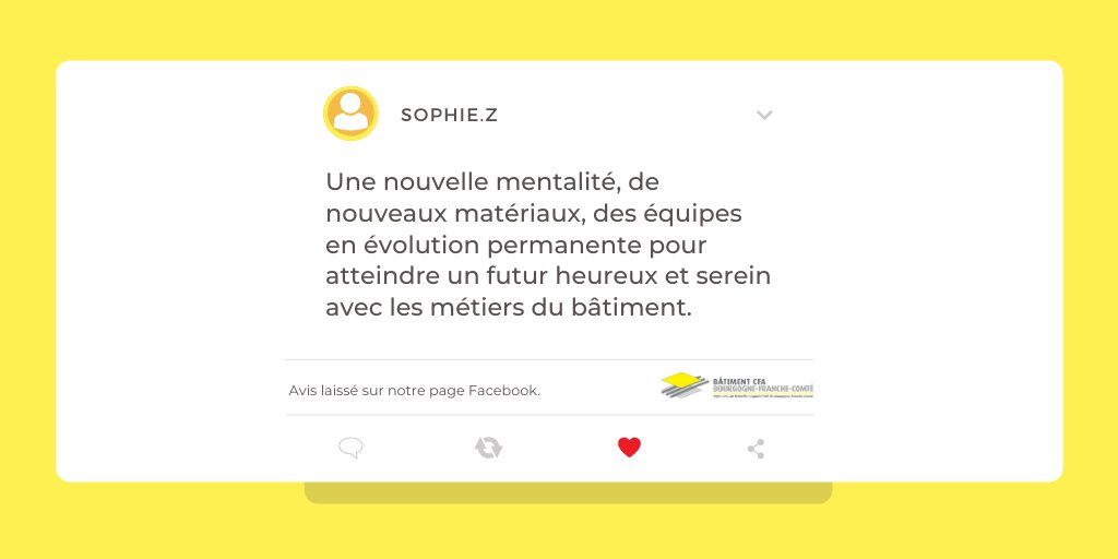 Batiment Cfa Bfc Merci Sophie Temoignage Citation Avis Avisclient Batimentcfabfc Apprentissage Btp Batiment Batiment Cfa Bfc Merci Sophie Temoignage Citation Avis Avisclient Batimentcfabfc Apprentissage Btp Batiment