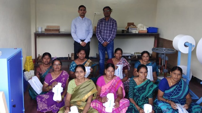 Nagamani received training by <a href="/AmdavadAMC/">Amdavad Municipal Corporation</a>  on producing #sanitarypads which gave her a purpose of building #women led organisation that works for the welfare of women. #ItsTimeforAction #MHDay2020 
<a href="/sbm/">sbm</a> <a href="/NULM_MoHUA/">DAY-NULM</a> <a href="/MC_GWMC/">Greater Warangal Municipal Corporation</a> <a href="/BMGFIndia/">Gates Foundation India</a>
 #transforminglives