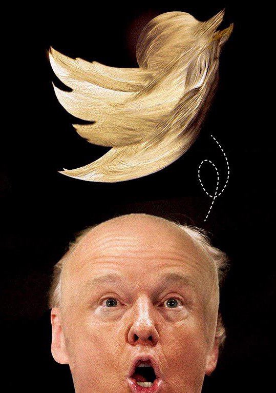 christhebarker's tweet image. The White House this morning #TrumpTwitter