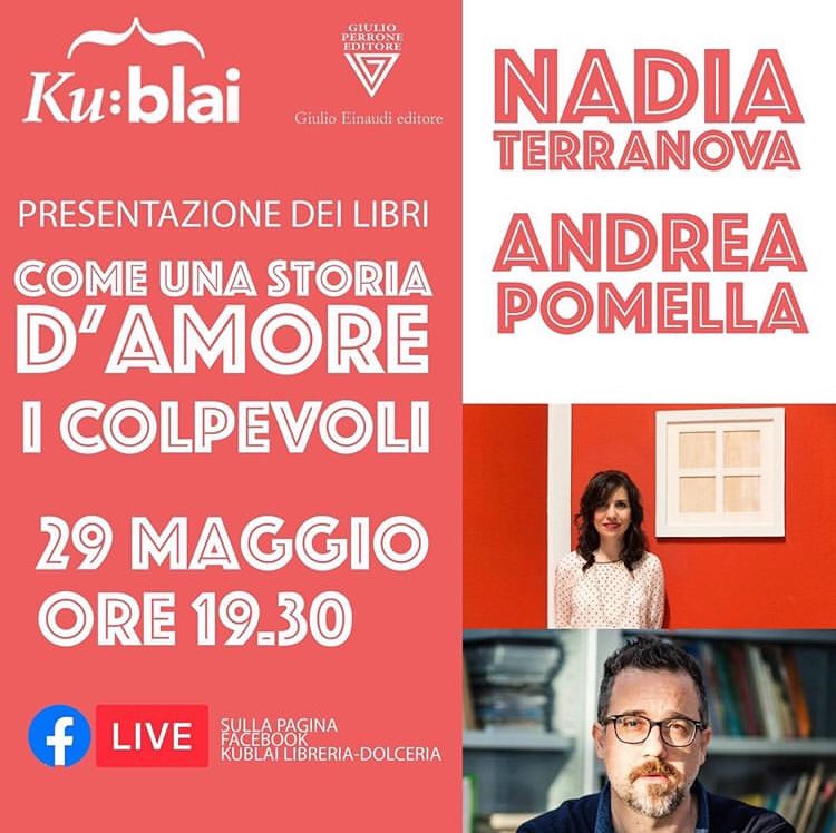 تويتر \ Andrea Pomella على تويتر: "Stasera alle 19:30 sulla pagina Facebook  della libreria Kublai di Lucera. Non fatevi desiderare.  https://t.co/P0O77Ce1Da"