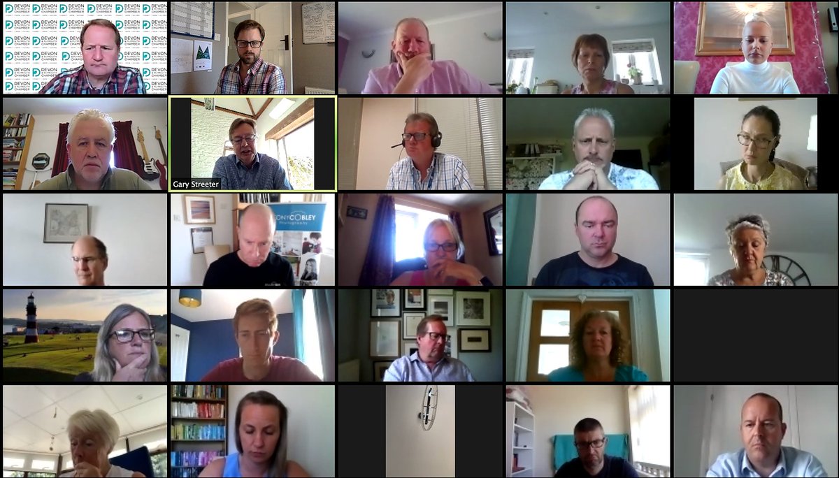 We're well underway on our #ChamberLive special edition with Sir <a href="/garystreeterSWD/">Gary Streeter</a> - fantastic to see so many businesses represented in our region.

Sir Gary giving us a 15-minute overview at the moment before taking questions from everyone.